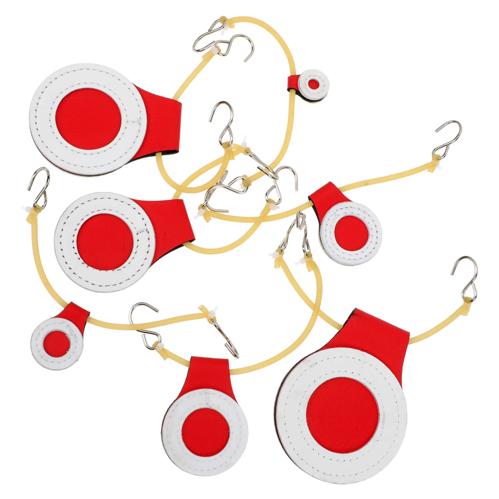 

7Pcs Shooting Practice Targets Outdoor Hanging Super Fiber Lightweight Durable Training Game Targets