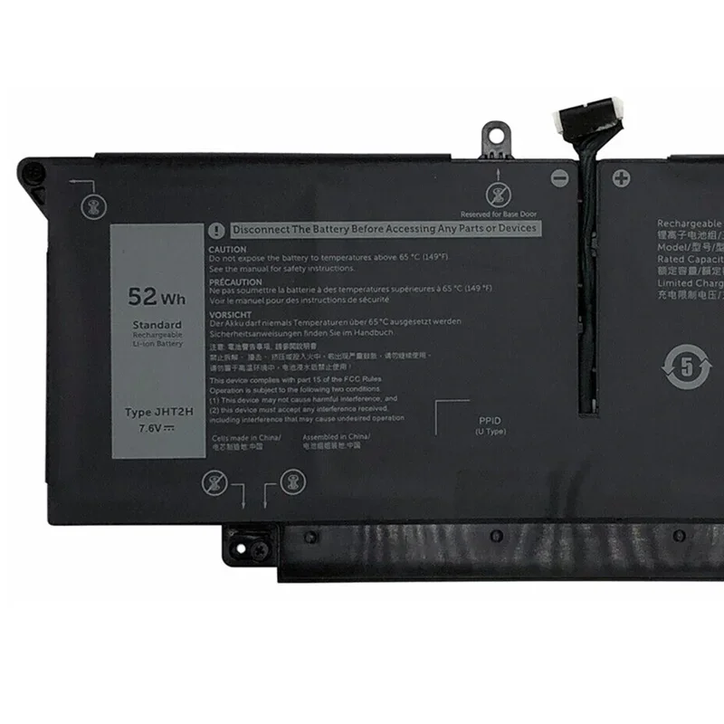6500mAh 7.6V 52Wh New Lithium-ion Laptop Battery JHT2H for DELL Latitude 7310 7410 Series Notebook YY3GJ HRGYV 04V5X2 - Image 4