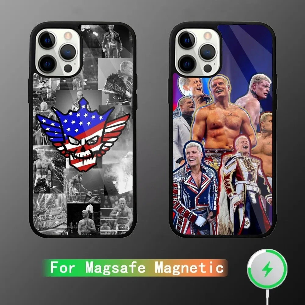 Cody R-Rhodes American N-Nightmare  Phone Case For iPhone 15,14,13,12,11,Plus,Pro,Max Mini Magsafe Magnetic Wireless Charging