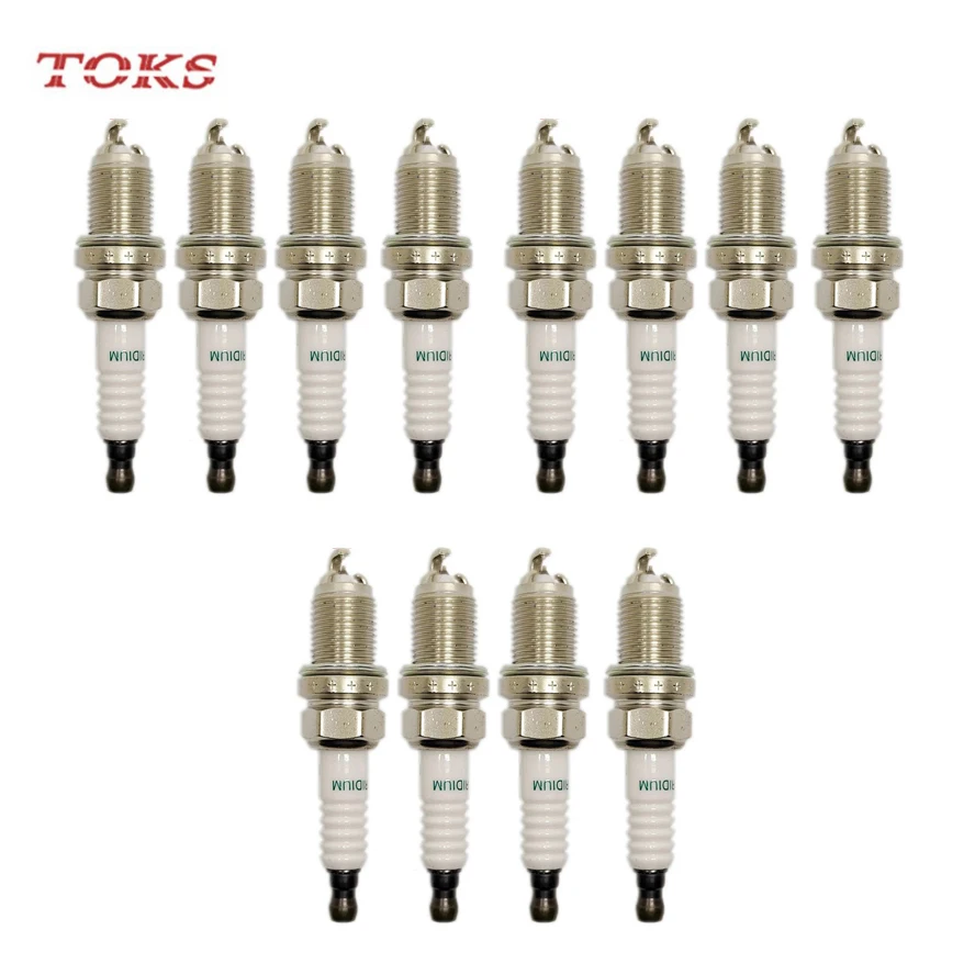 12pcs 90919-01284 FK16BR-AL8 3-Tip Iridium Spark Plug  for Toyota AQUA YARIS SIENTA VITZ PRIUS C FIELDER 9091901284 FK16BRAL8