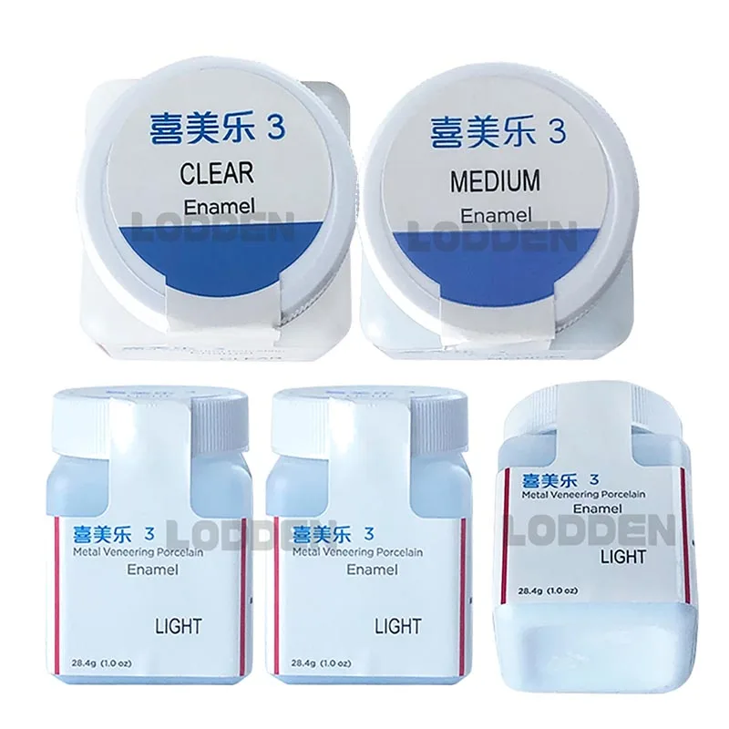 

Dental Sirona Lab Ceramco 3 Enamel 28.4g Multy Color Dental Metal Veneering Porcelain Dentistry Materials