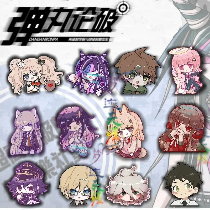 Danganronpa: Trigger Happ Badges Pins Anime Kokichi Oma Naegi Makoto Women Brooch Fashion Cosplay Brooches for Bag Accessorie