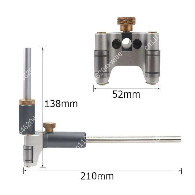 2-in-1 Marking Gauge, Straight & Arc Line Scriber, Adjustable Multi-Function Contour Gauge Layout Tool