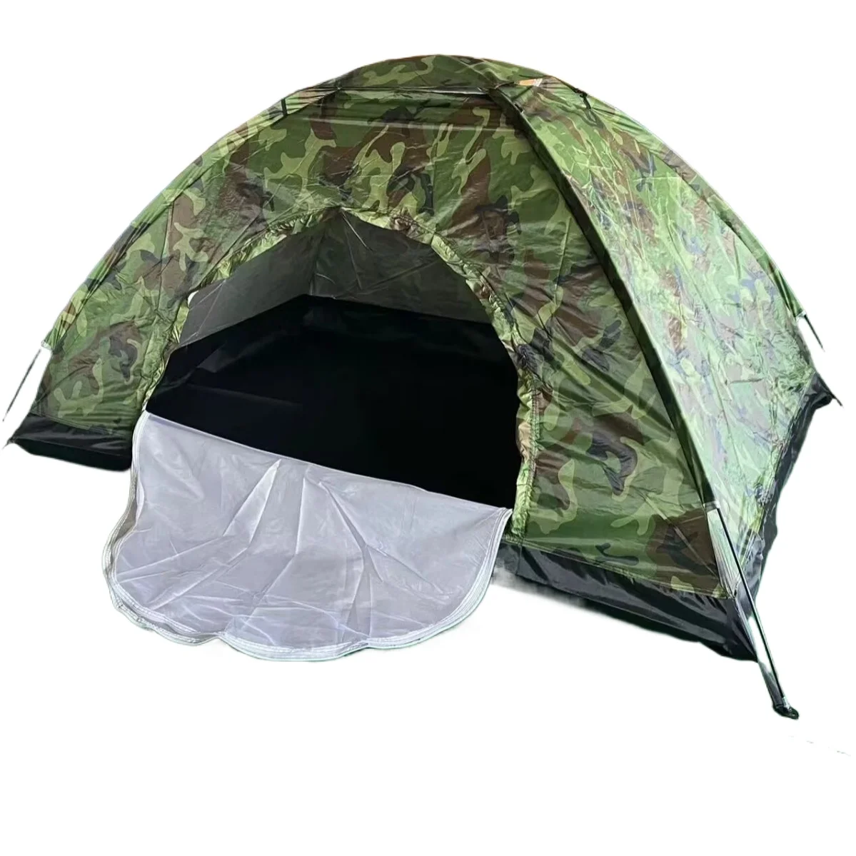 Polar Tiger for Double Person Camouflage Tent Outdoor Camping Tent for Hiking Picnic Emergency Shelter Custom Screen Printing