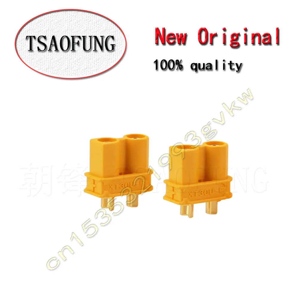 XT30U-F XT30U-M Dip Li-Ion Accu Plug Connector, Aero-Model Motor Plug