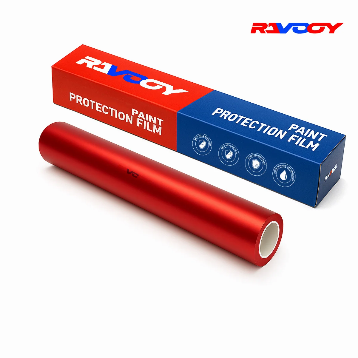 

High Quality Satin Chrome Red Vinyl Wrap Film Self-Adhesive Auto Tuning Motorcycle Stickers Durable Foil
