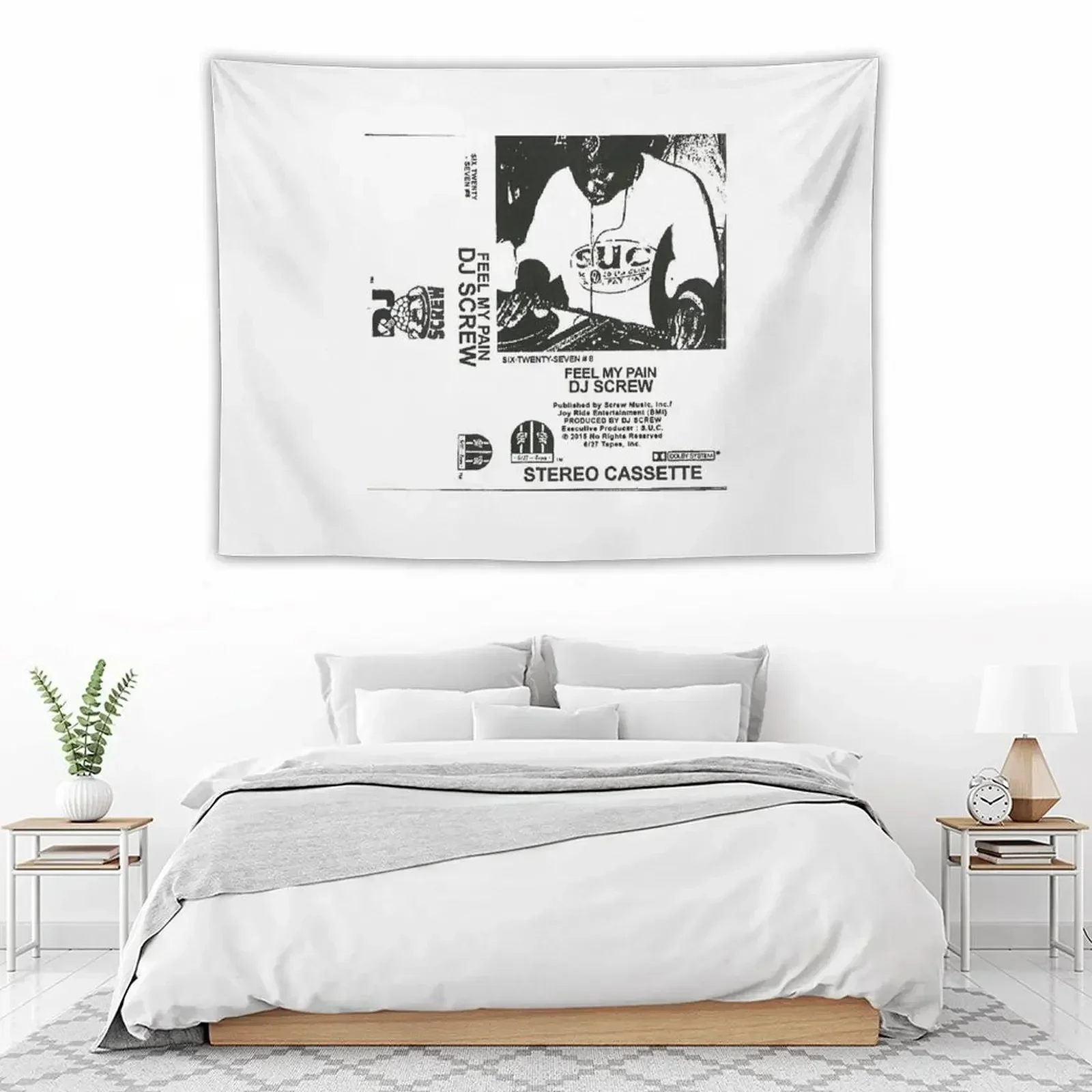 

DJ SCREW - FEEL MY PAIN Tapestry Bathroom Decor Wall Hanging Decor Wall Decoration Items Tapestry