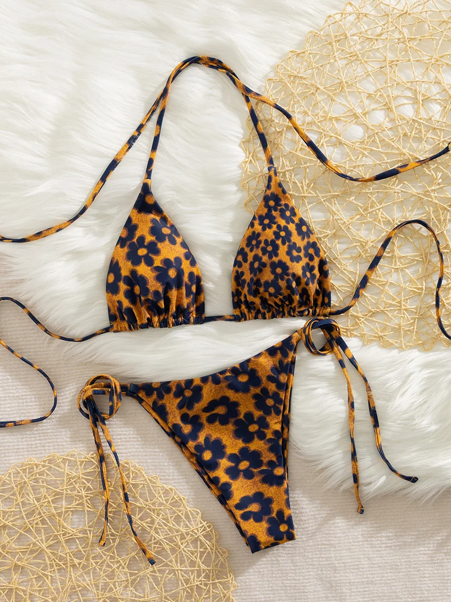 Mrico Bikini Sexy Badpak Vrouwen Badmode 2023 Nieuwe Braziliaanse Biquini Push Up Badpak Vrouwelijke Hoge Been Badpak Beachwear