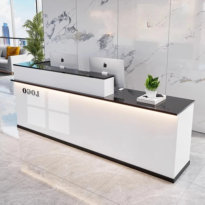 مصمم مكتب الاستقبال الجمالي، ديكورات حديثة، مكتب لهجة، مكاتب استقبال بسيطة، أثاث صالة المكتب الفاخر