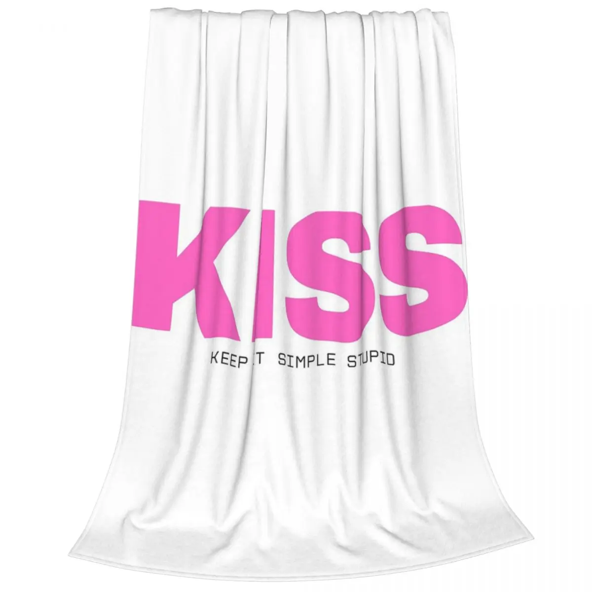 Kiss,Keep It Simple Stupid Blankets Flannel Multi-function Sofa Throw Blankets For Couch Bedding Office Throws Bedspread Quilt