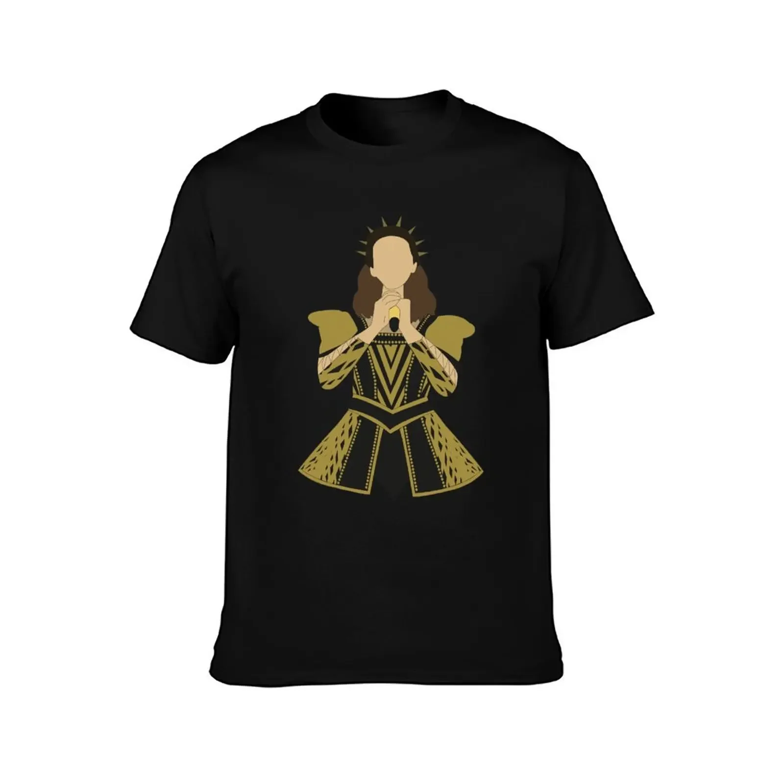 Lauren Drew - Catherine of Aragon Six the Musical Digital Drawing T-Shirt customizeds aesthetic clothes tshirts for men