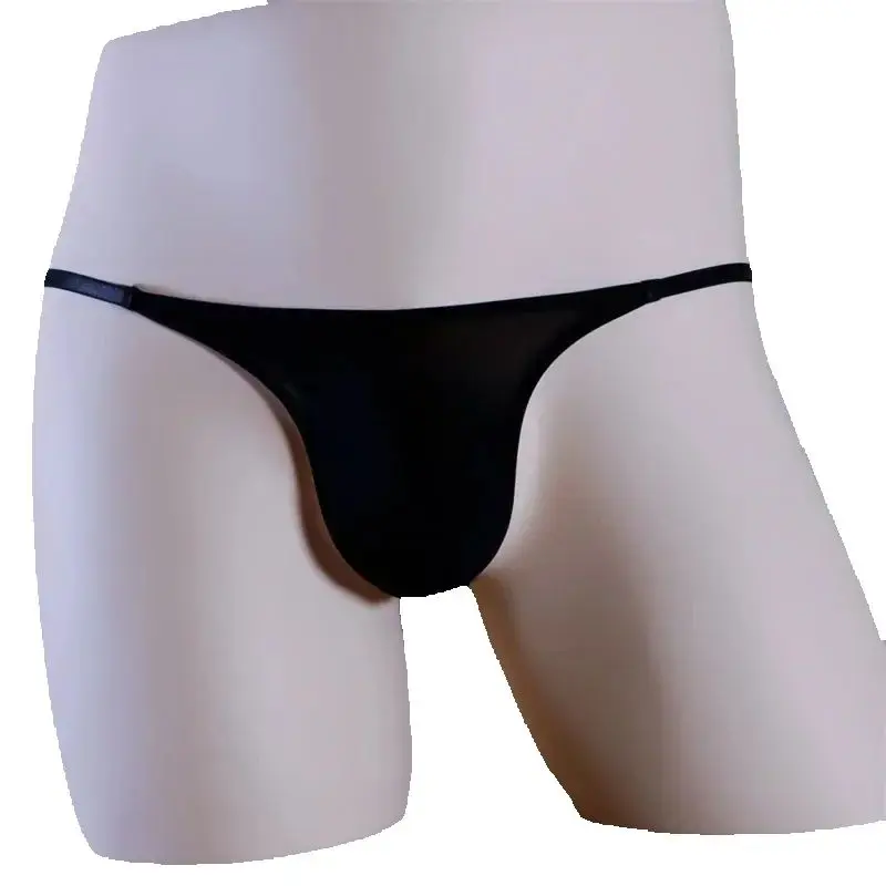 Men Briefs Ice Silk Seamless Breathable Thin Underpants Low Waist Soft Pouch Bulge Underwear Summer Quick-Drying Panties