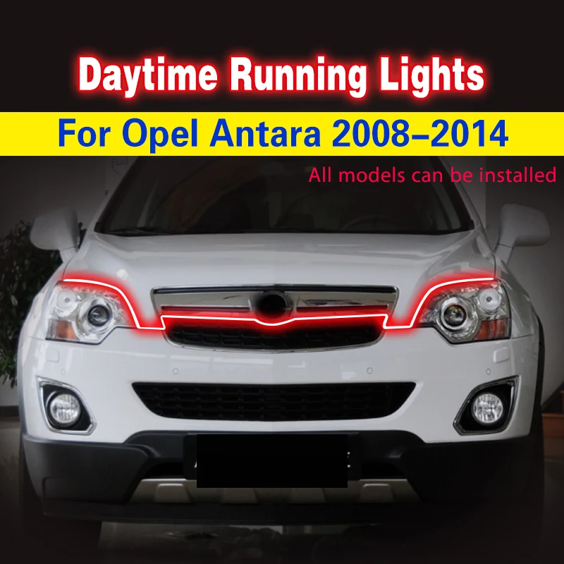 

1Pcs Decorative Ambient Lamp Car Front Bumper Fog Light LED Daytime Running Light Waterproof DRL 12V For Opel Antara 2008-2014