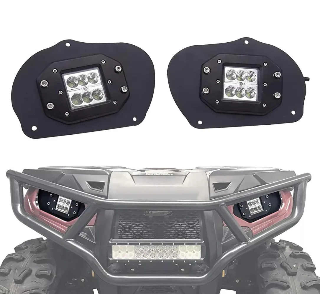 Headlight Bracket Led Light Bar RZR Headlight Mounting Bracket for Polaris Sportsman 1000 850 570 RZR 800 900XP