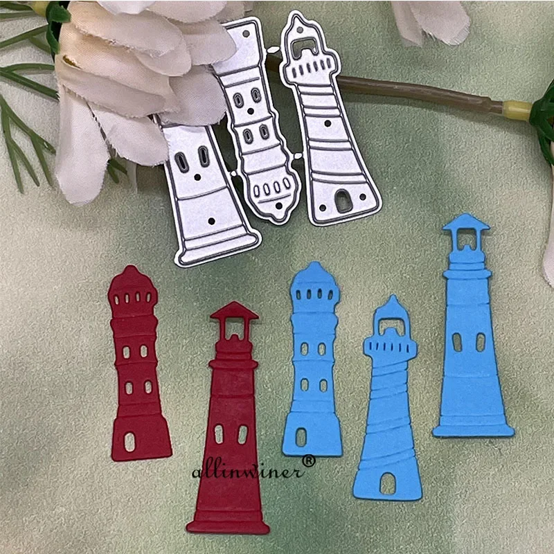 Sea lighthouse Metal Cutting Dies Stencils For DIY Scrapbooking Decorative Embossing Handcraft Die Cutting Template