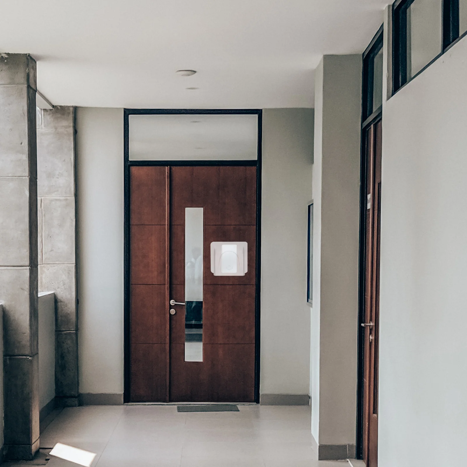 Transparent Acrylic Doorbell Rainproof Cover Protector for Outdoor Attendance Machine Access Control Fingerprint Device