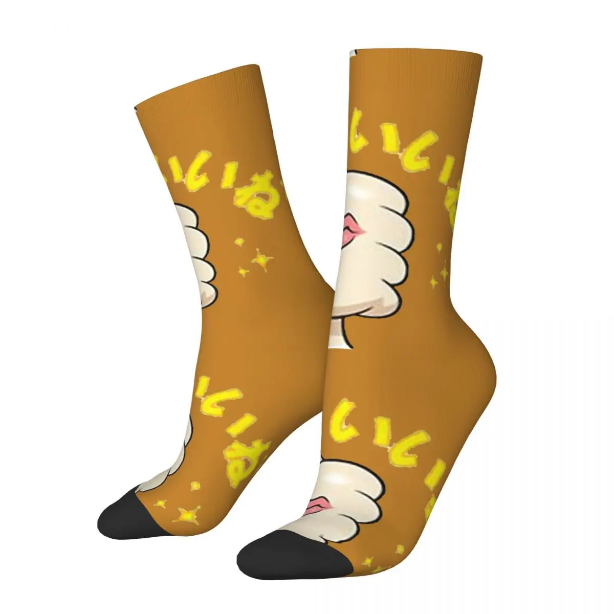 Hip Hop Vintage Parasyte Crazy Men's Compression Socks Unisex Parasyte Harajuku Seamless Printed Funny Novelty Happy Crew Sock