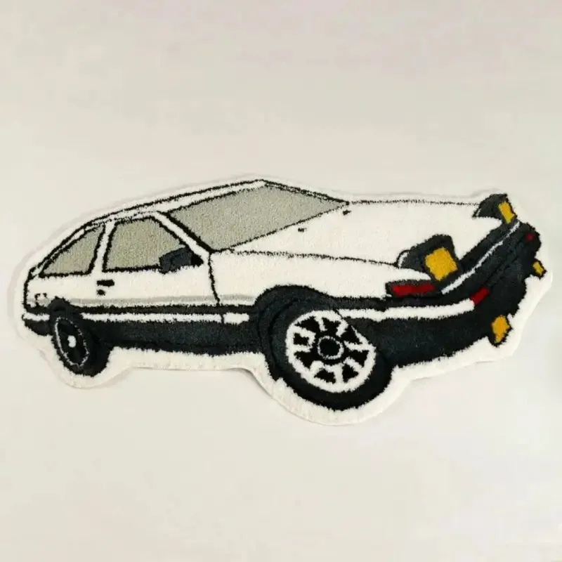 سجادة سيارة بيضاء باردة من VIKAMA بتقنية الطباعة الرقمية، ديكور منزلي بسيط، وسادة لعب للأطفال، سجادة قطيفة ناعمة لغرفة النوم