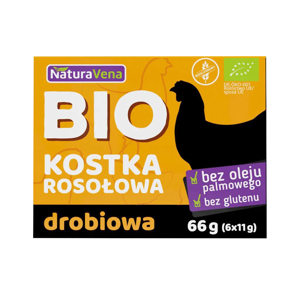 BULION-POULTRY-GLUTEN-FREE BIO (6x11g) 66 g - NATURAVENA