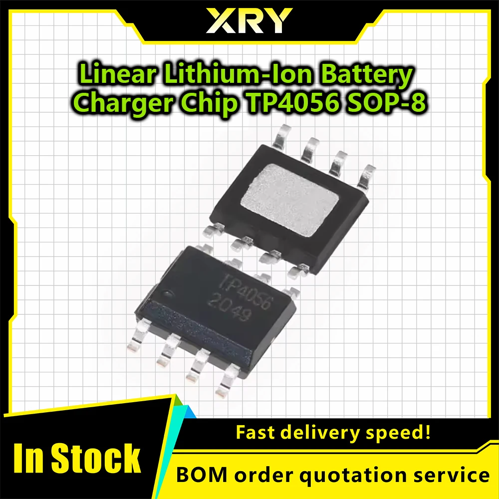 10PCS New TP4056E TP4056 4056E sop-8 Chipset