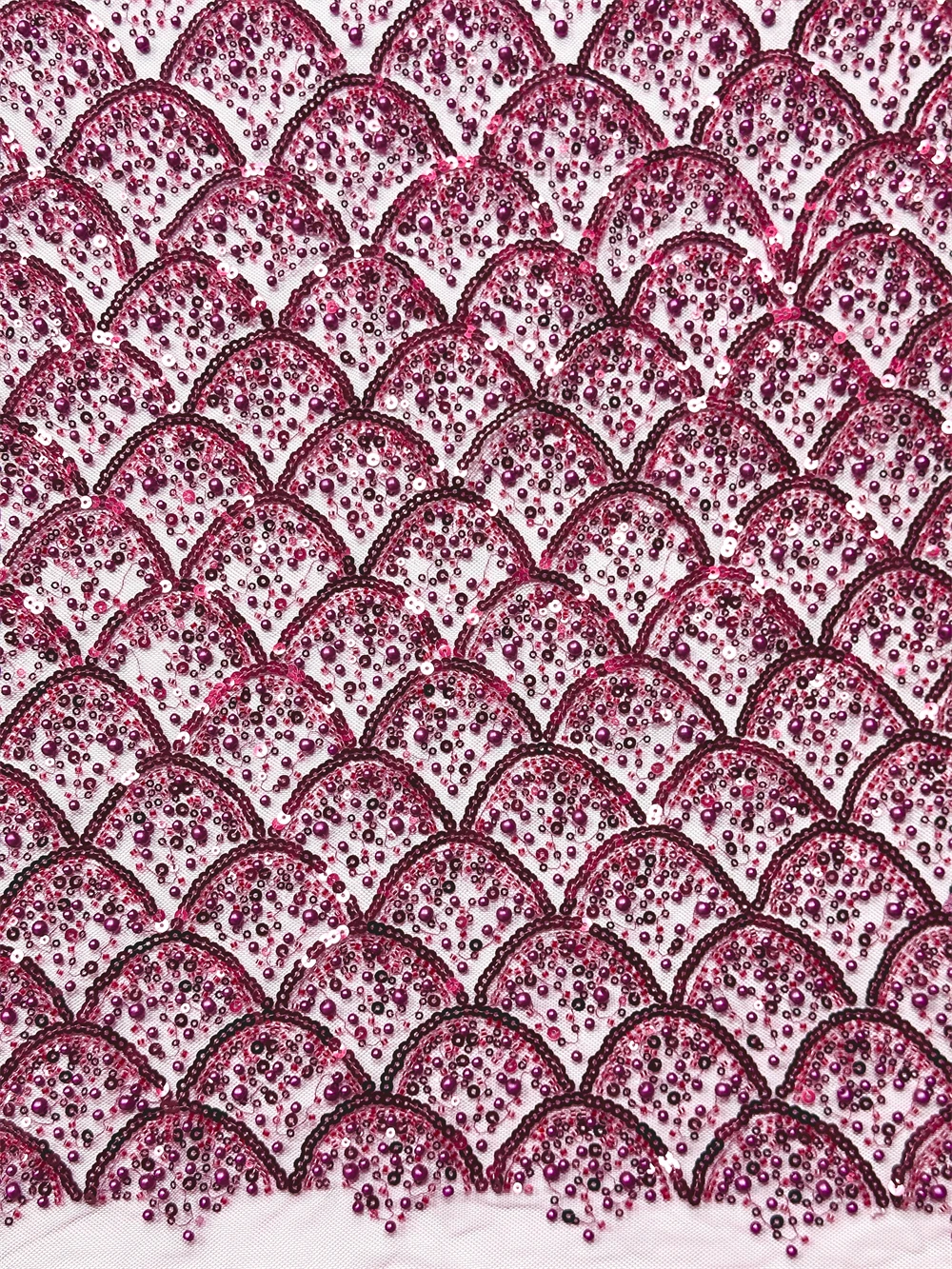 

Fashion Nigerian Embroidery Heavy Beaded Lace 2026 High Quality African Sequins Lace Fabric French Fabric For Party Sewing Dress