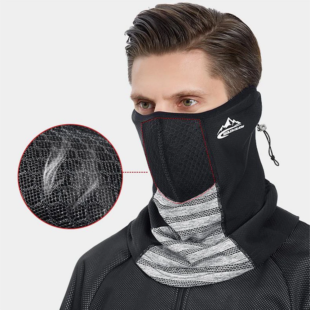 

Winter Cycling Neck Gaiter Outdoor Sports Windproof Thermal Face Mask Skiing Ear Protection Anti Pollution Scarf Balaclava