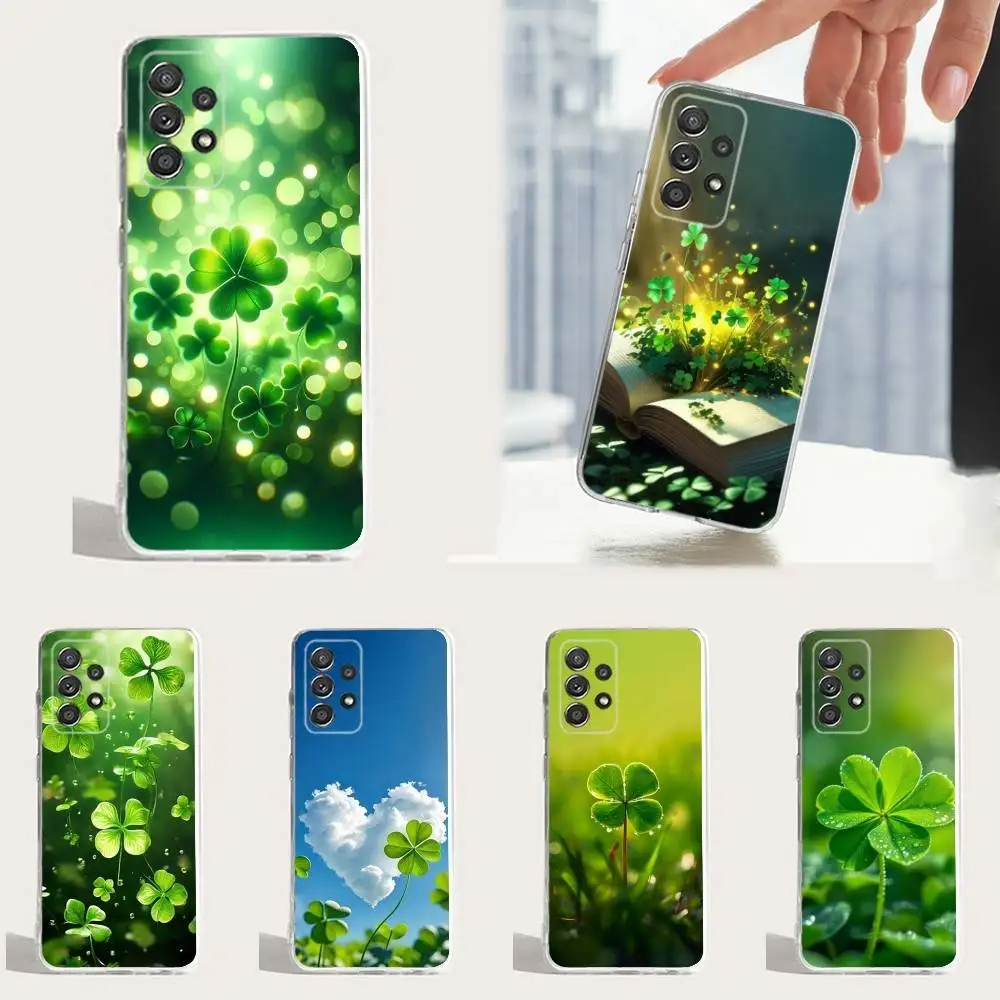 حافظة لهاتف سامسونج A30,71,51,S9,10,20,Ultra,FE,Lite,S25,24,22,23,21,PIus,شفاف,سيليكون