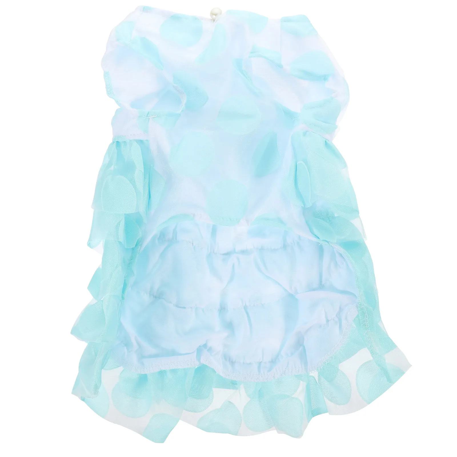 

Dog Skirt Multilayer Tutu Dress For Small Dogs Outdoor Walking Jogging Pet Clothing Sky-Blue Xl Pet Dog Tutu Dress