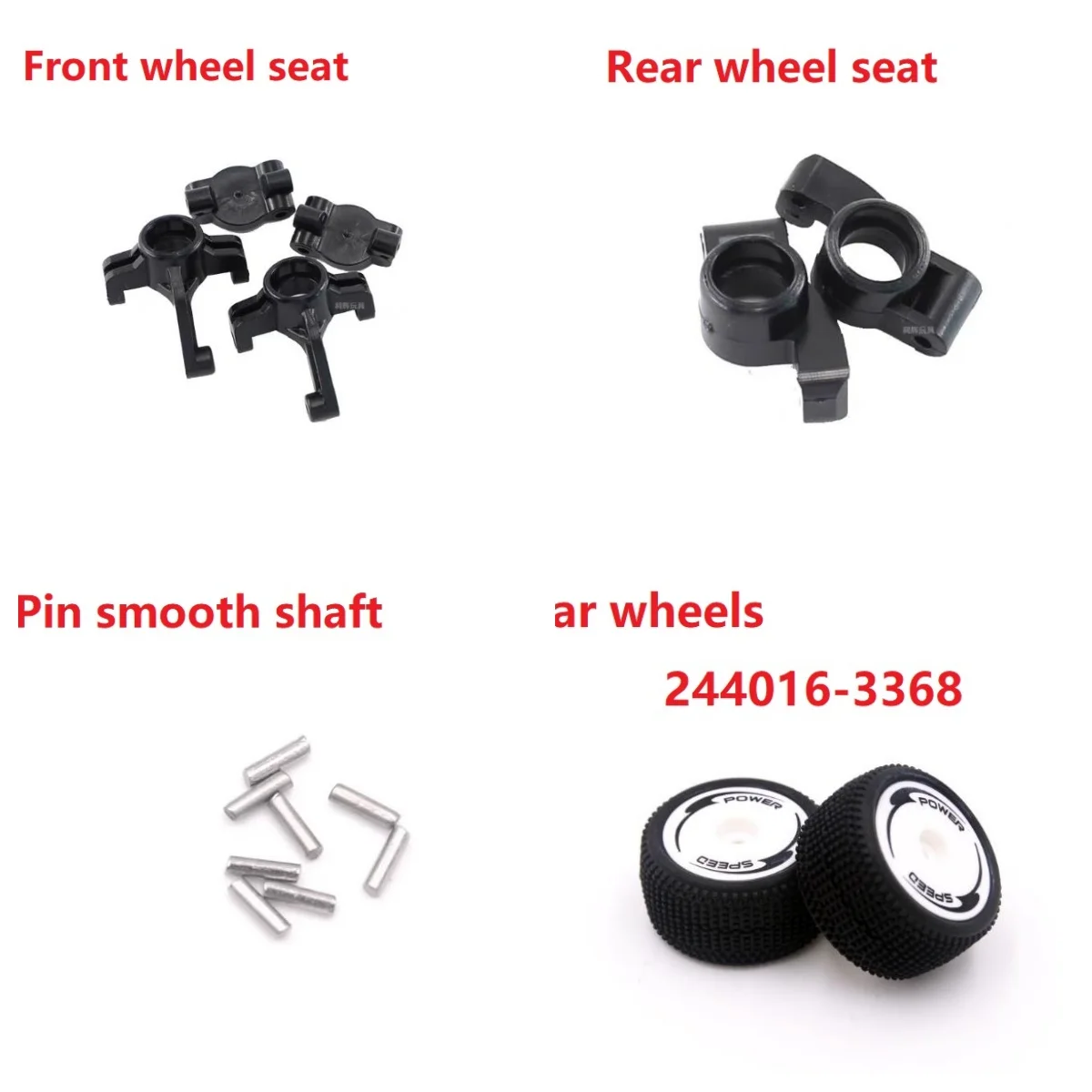 WLtoys 244016 rc remote control car original factory accessories spare parts Dog bone swing arm car shell motor servo