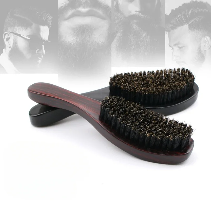 

Wave Brush Curve 360 Wave Brush Medium Texture Boar Bristles and Nylon Beard Brush