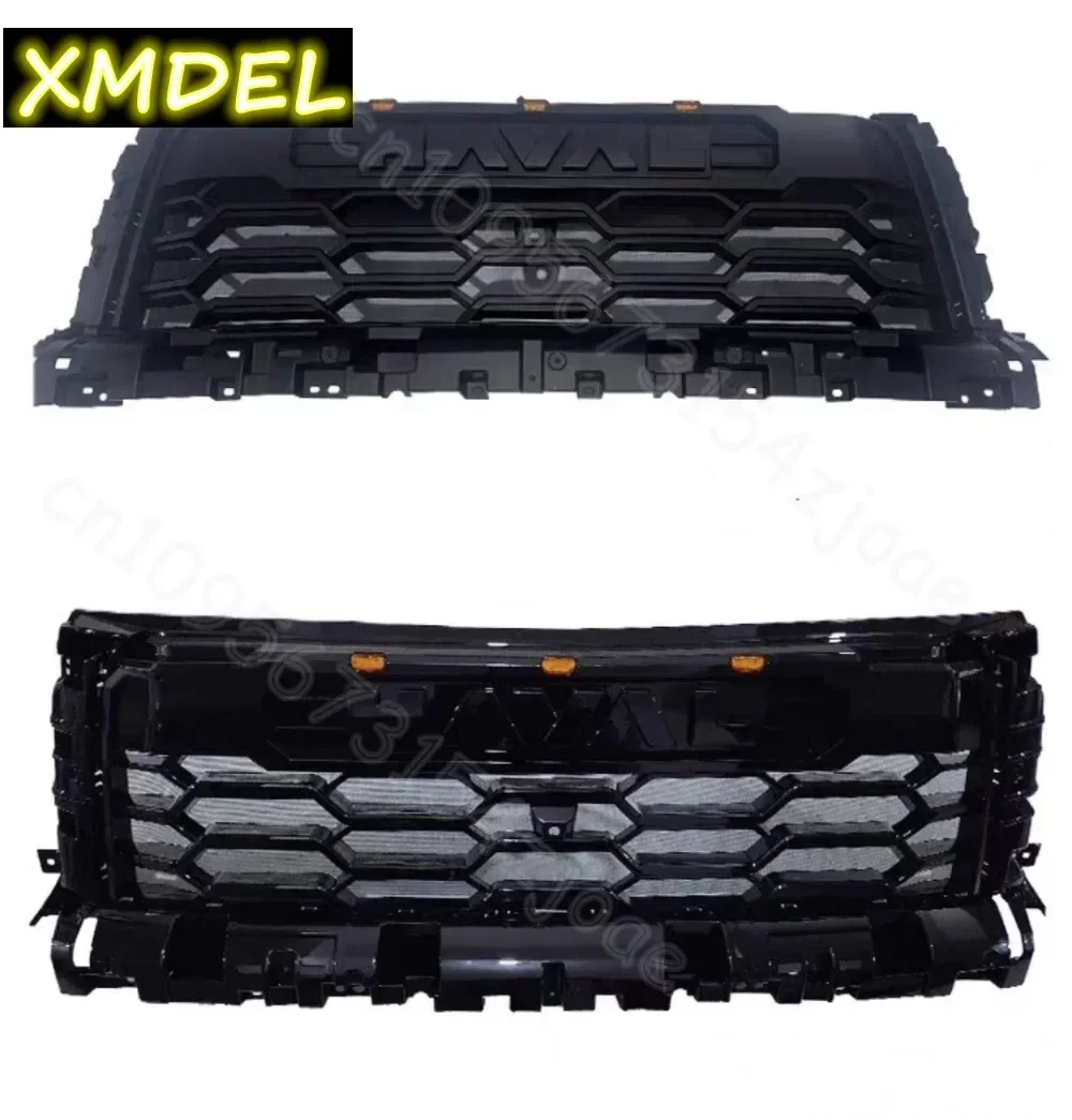 Replacement Car Modified Black Knight Front Bumper Grille FG Honeycomb Grille 1PCS For haval h5 great wall Accessories 2023 2024