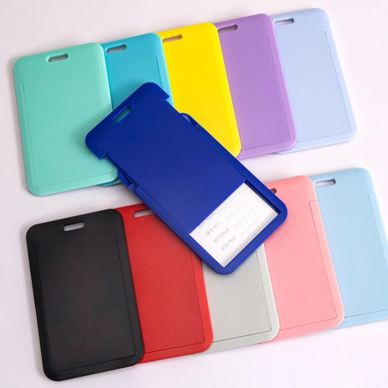 1PC ID Card Cover Name Badge Holder for Bus Card Women Students Card Protector