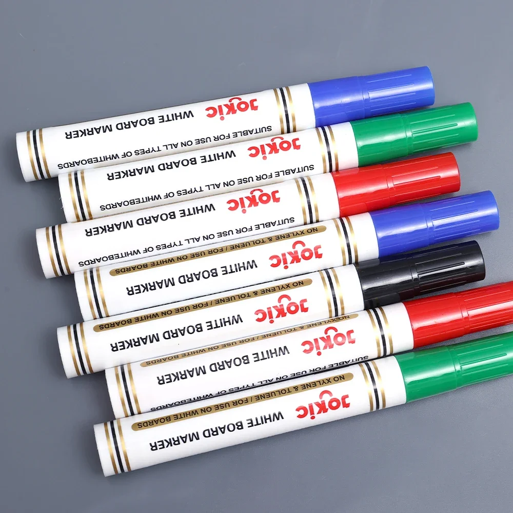 Imagem -02 - Erasable Whiteboard Marker Pen Grupo Dry Erase Markers Escritório e Material Escolar Azul Preto Vermelho Verde Canetas Quadro Branco Cores