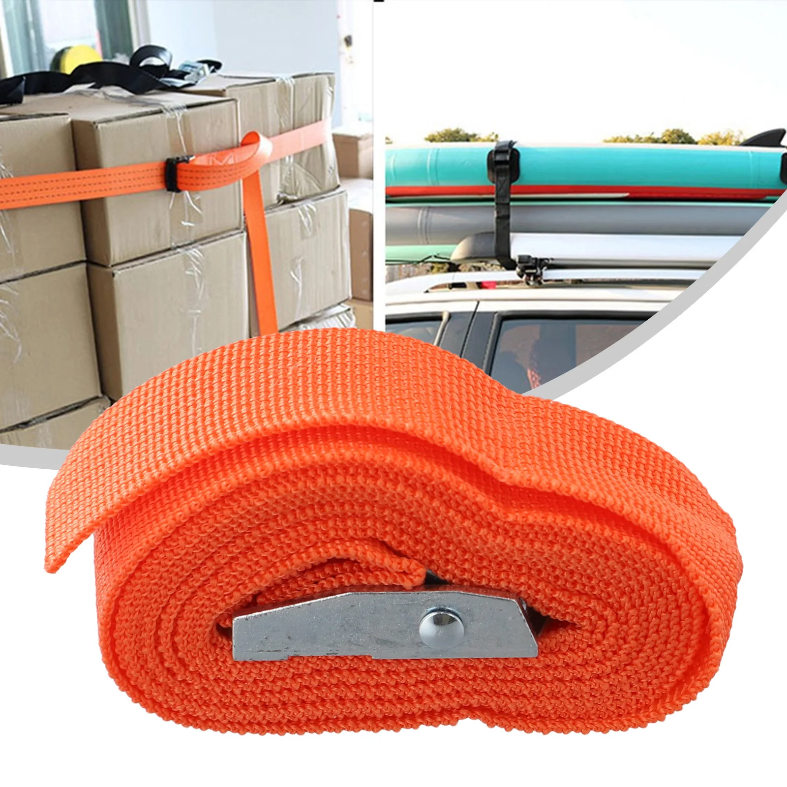 Correas de carga correas de cinturón de trinquete cinturón de amarre hebilla de Metal cinturón de trinquete fuerte cuerda de remolque gran oferta portátil