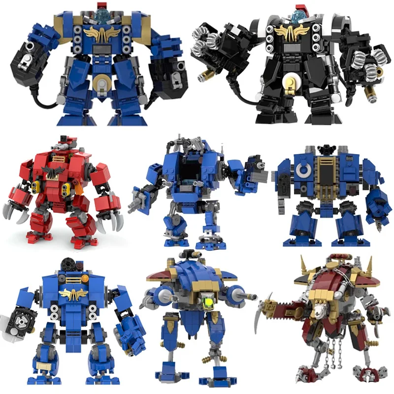 

Игровая серия, модель Mecha Warrior, набор строительных блоков, креативный робот, собранные игрушки, коллекция для мальчиков, MOC, кирпичи, детский рождественский подарок