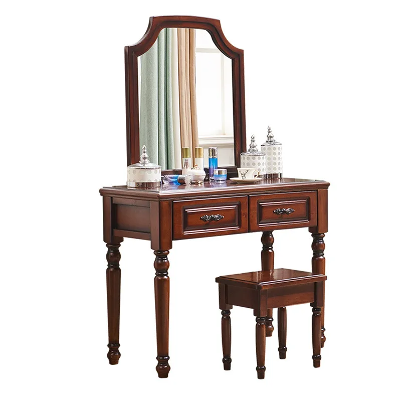 CX with drawers retro assembled solid wood makeup, bedroom makeup table