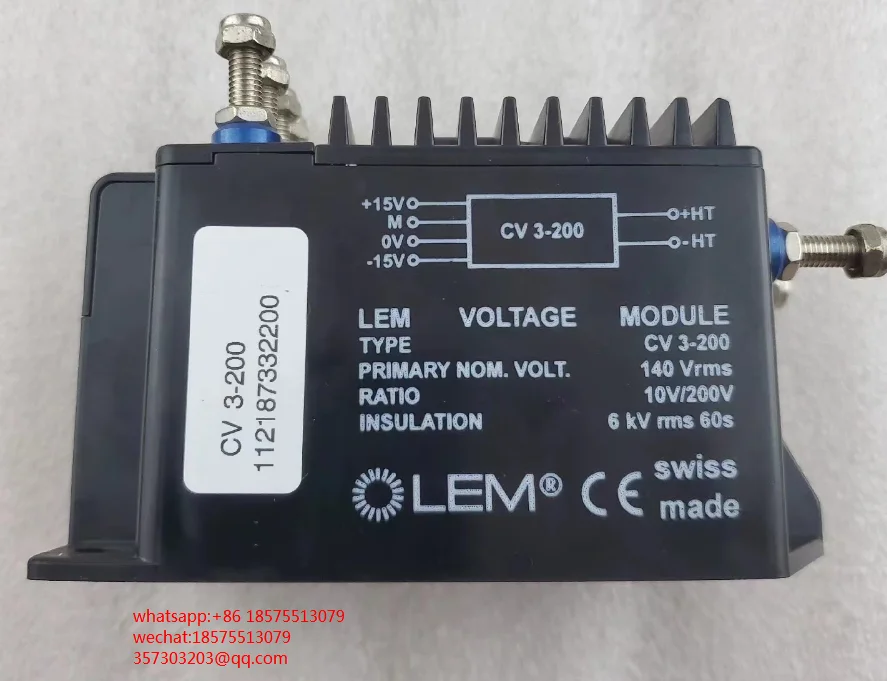 

FOR LEM CV 3-200 6KV Rms 60s Current Transformer CV3-200 1 PIECE