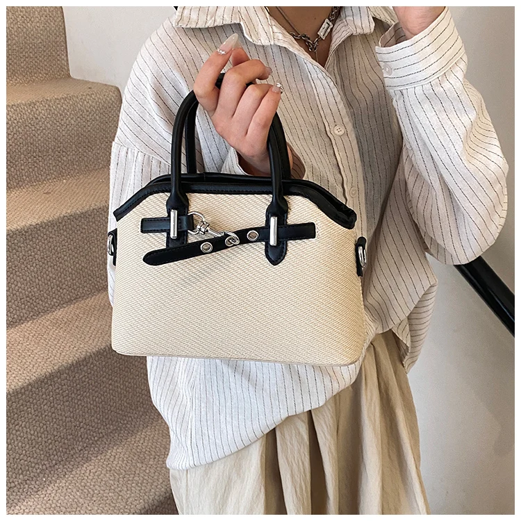 

Stylish Leather Messenger Bag With Secure Zipper For Ladies By Famous Designer, Luxury Brand Handbag