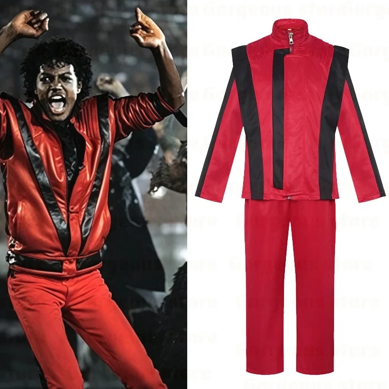 manteau-de-cosplay-instinct-de-michael-jackson-pour-adultes-et-enfants-collection-retro-rouge-vetements-d'exterieur-pour-fete