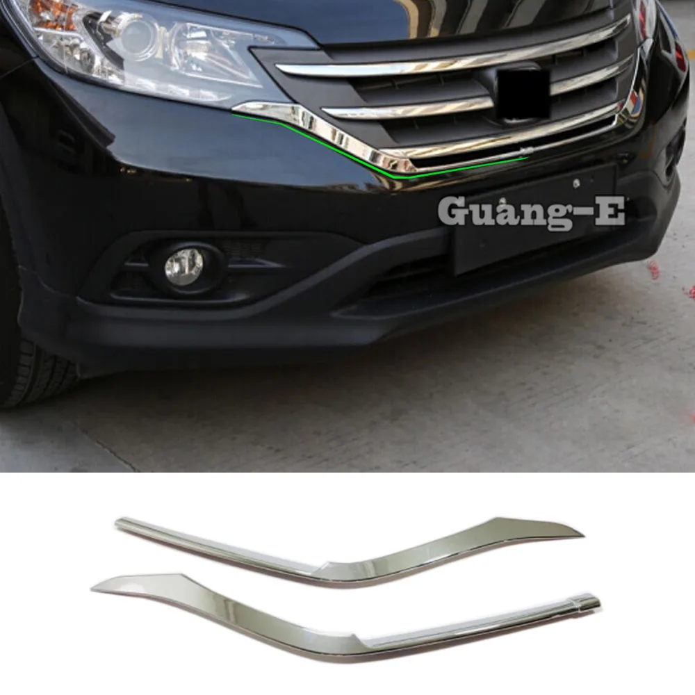 

Для Honda CRV CR-V 2012 2013 2014 2015 2016 ABS/нержавеющая сталь, автомобильный защитный детектор, накладка на переднюю решетку, решетка, панель
