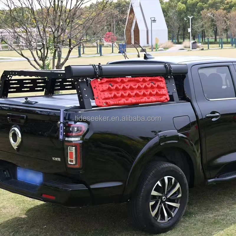 

Dream Garage Universal UTE Roof Rack 500KG Capacity Adjustable Multi Functional Cage Truck Bed Rack Ladder For 4x4 Overlanding