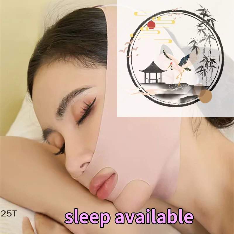 

Breathable V Face Band Cheek Lift Up Face Thin Mask Reduce Double Chin V-Line Shaping Bandage Anti Wrinkle Face Bandage