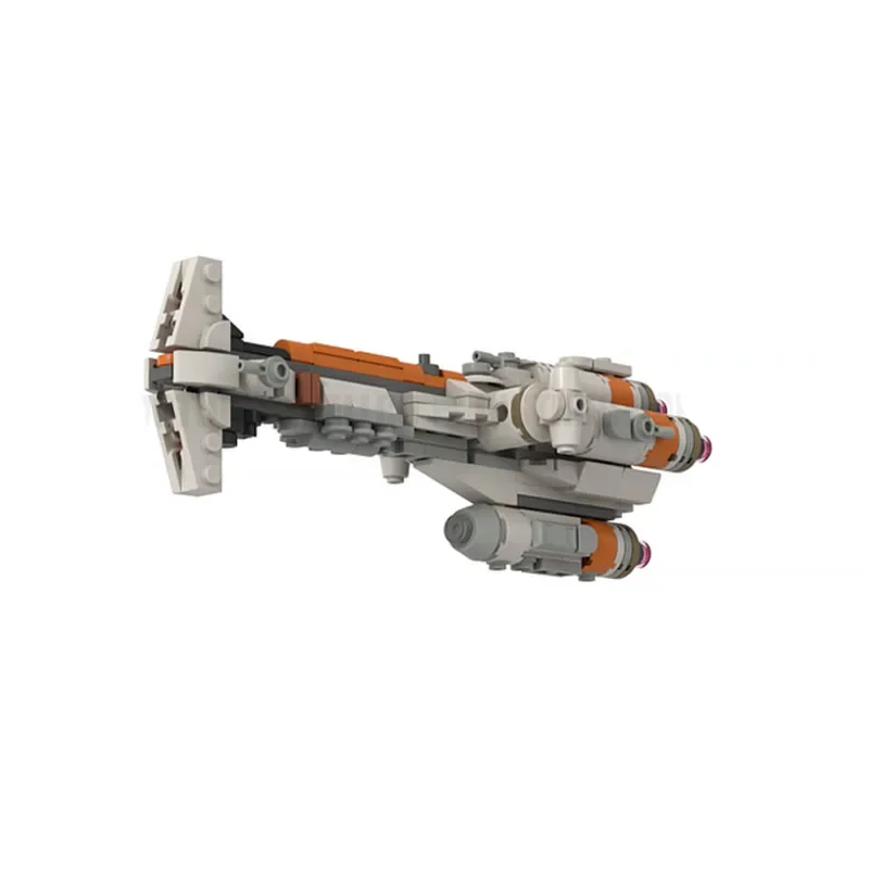 226PCS Moc Star Battle Mini Size Hammerhead Corvetter 3D Poster Model Building Blocks Bricks Diy Creative Assembly Toy Kid Gift