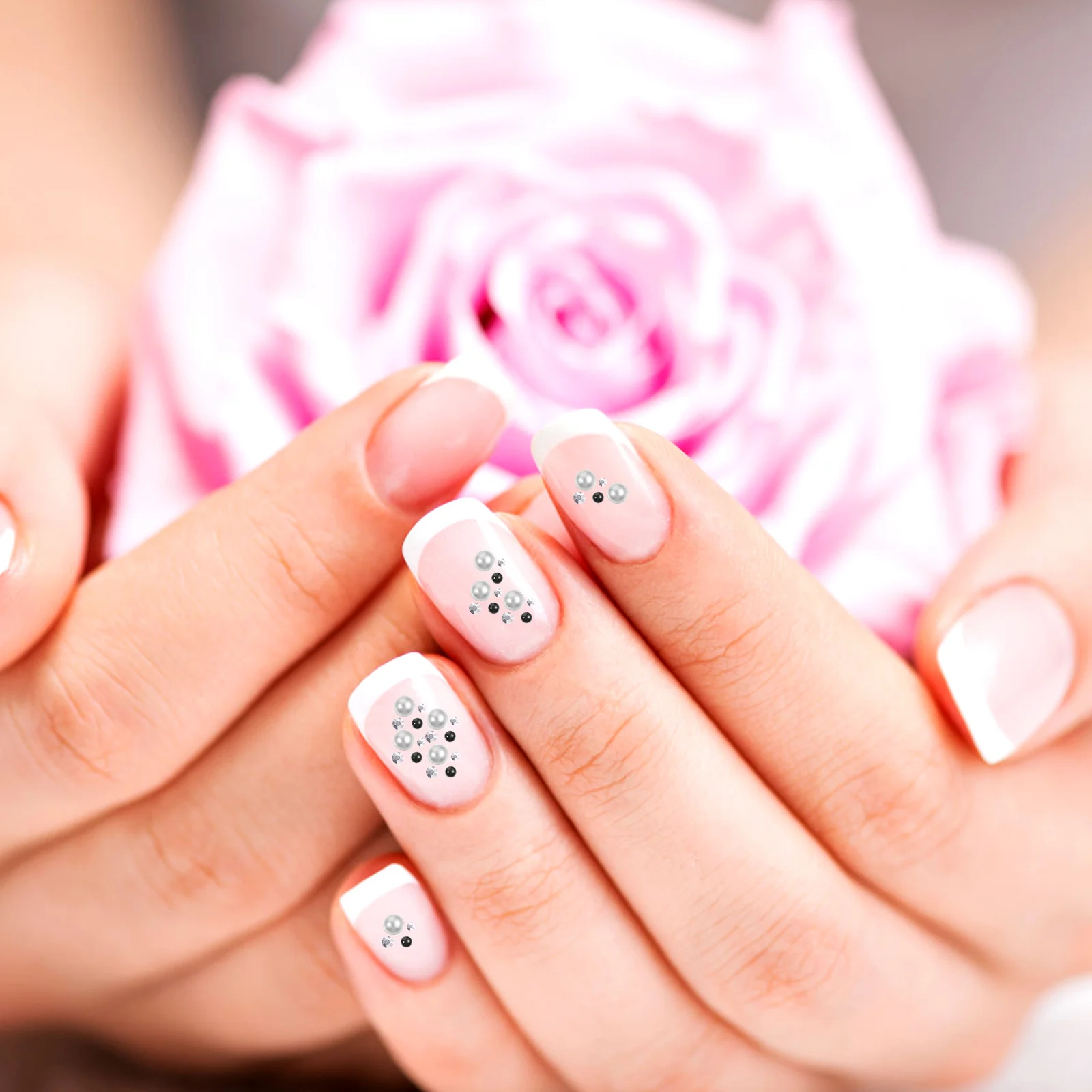 Nail Art Decals Premium Pearl Slice Flakes Glanzende DIY manicure bedels voor vingernagels teennagels decoraties hars nagel