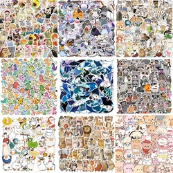 10/30/50PCS Cartoon Animal Stickers Series Funny Cat Meme Graffiti Phone Skateboard Luggage Notebook Loptop Decoration Wholesale