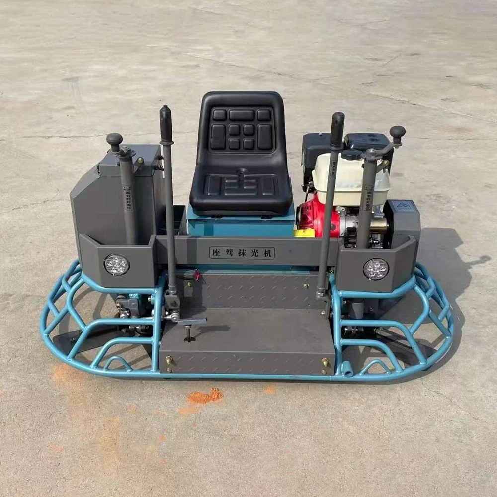 Power Troffel Fabriek Betonafwerking Machine Rijden Op Power Troffel Benzine