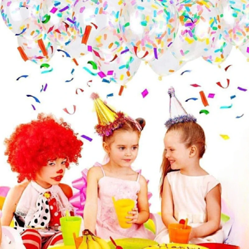 

25 шт., 12-дюймовые конфетти-шары, мороженое, Фотофон для детей, свадебное Рождественское украшение