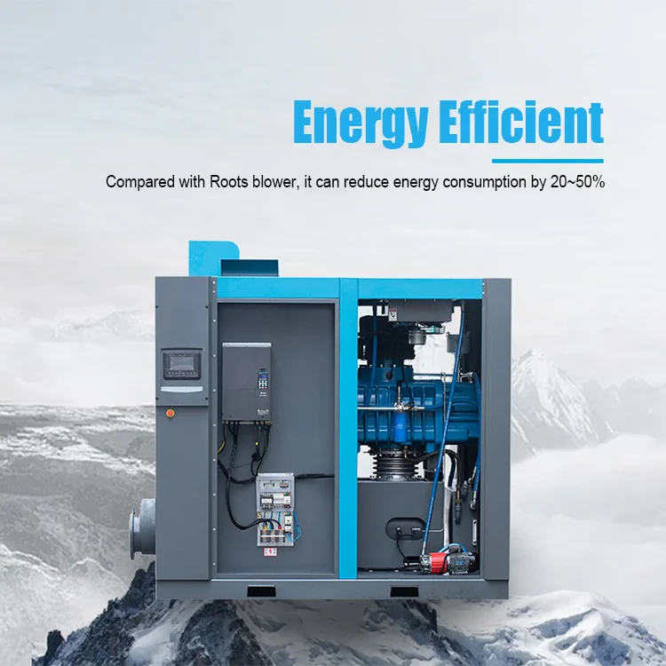 DEHAHA Oil-free PM VSD Screw Air Blower (Exhaust Pressure 40-150kpa)