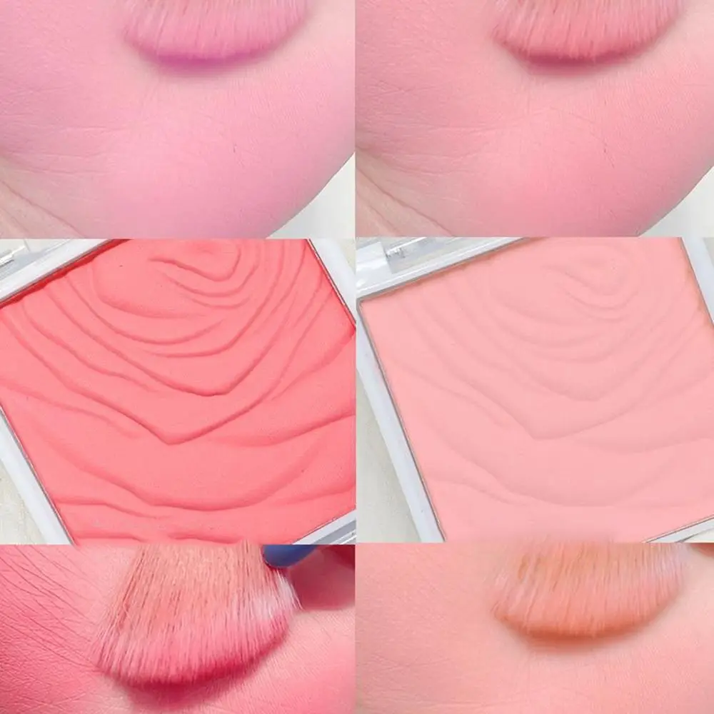 Paleta matte Rose Petal Blush para mulheres, matiz de bochecha duradoura, blush monocromático facial, cosméticos, textura macia natural, beleza