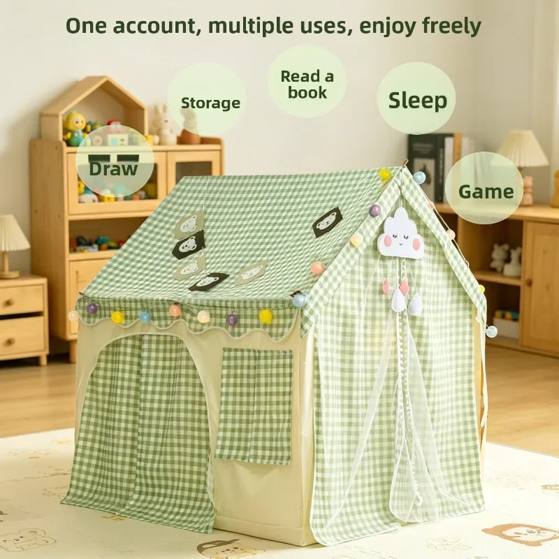 Indoor Kids Tent Playhouse Princess Castle Girls Birthday Gift Playhouse Indoor Children's Room Small House Toy House